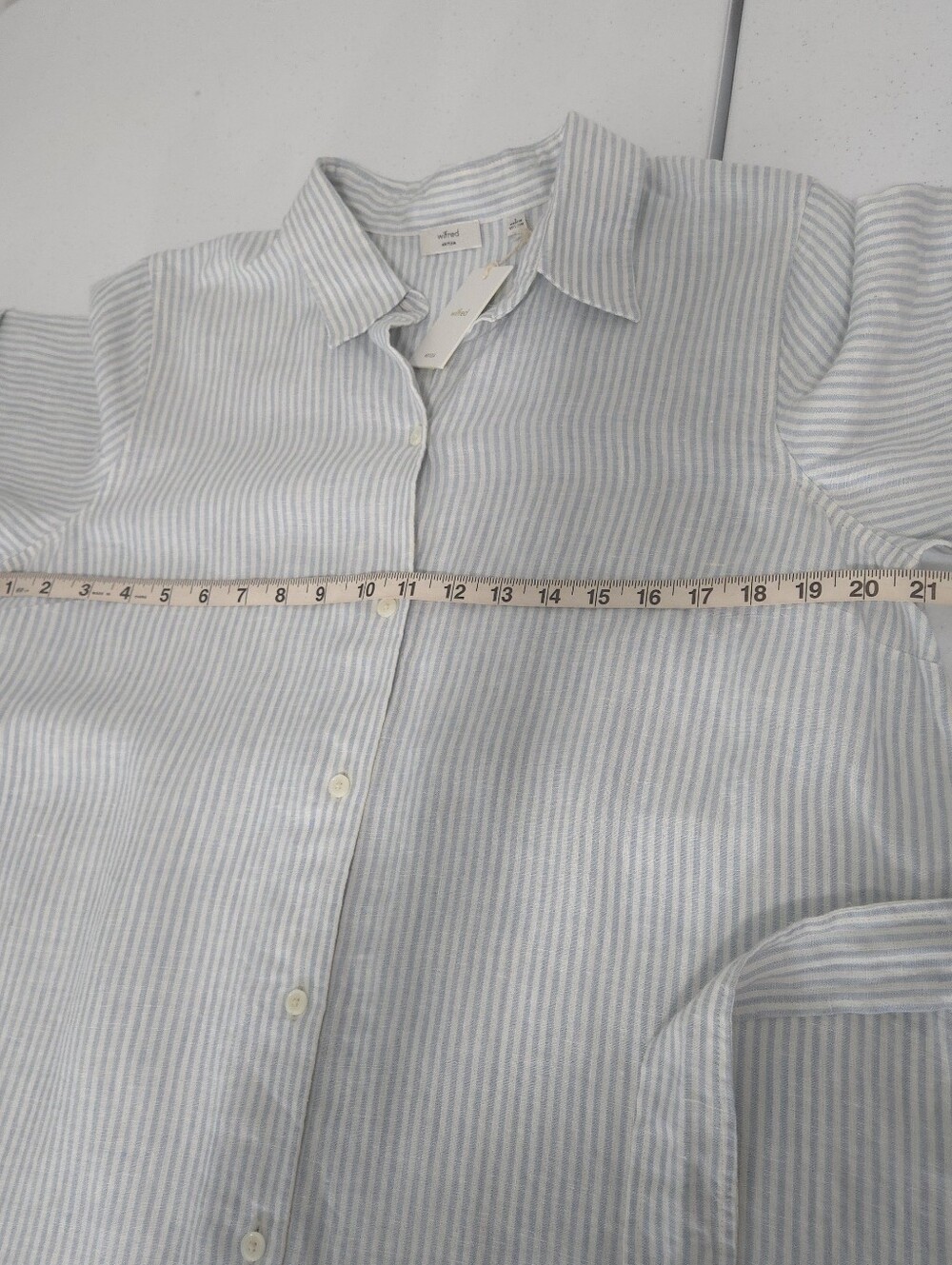 Wilfred Aritzia Women's Eleta Linen Maxi Shirt Dress - Picture 11 of 12
